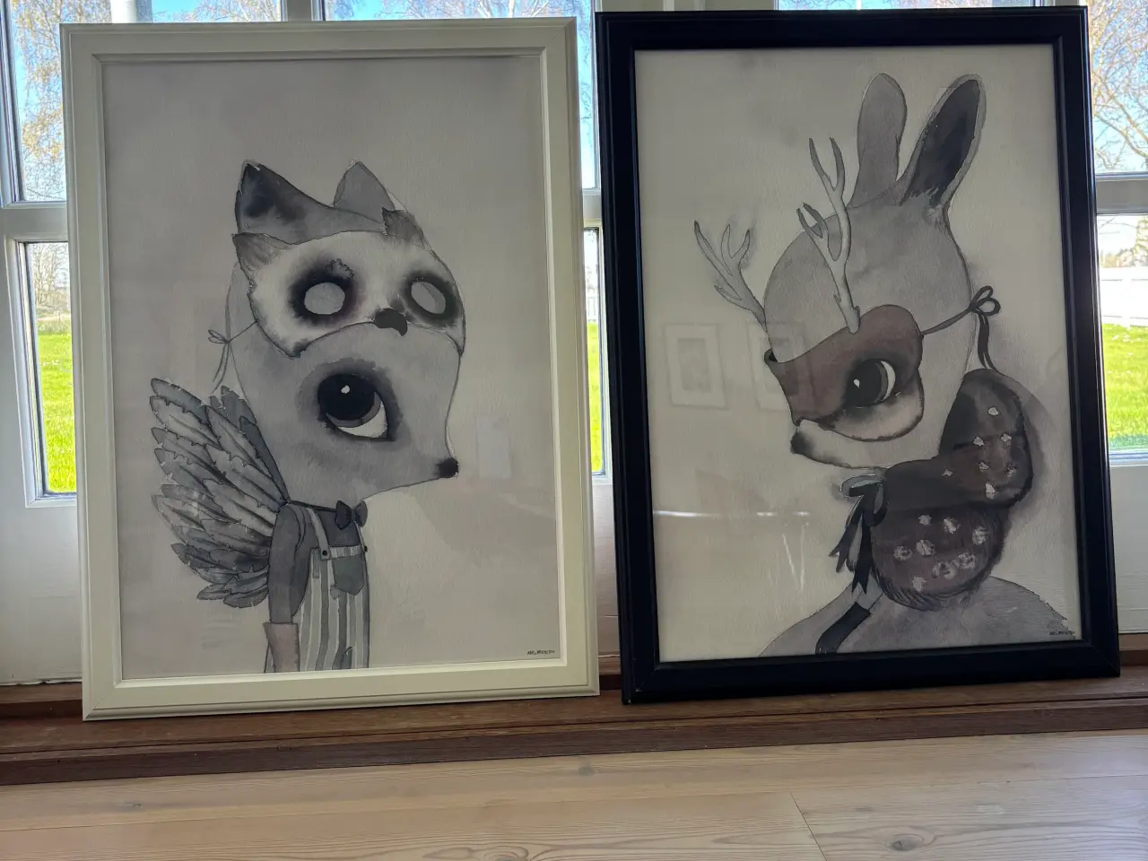 Billede 1 - 2 stk MRS MIGHETTO plakater i ramme