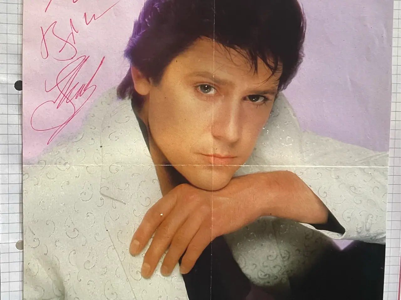 Billede 1 - Autograf af Shakín Stevens (20x30cm) !