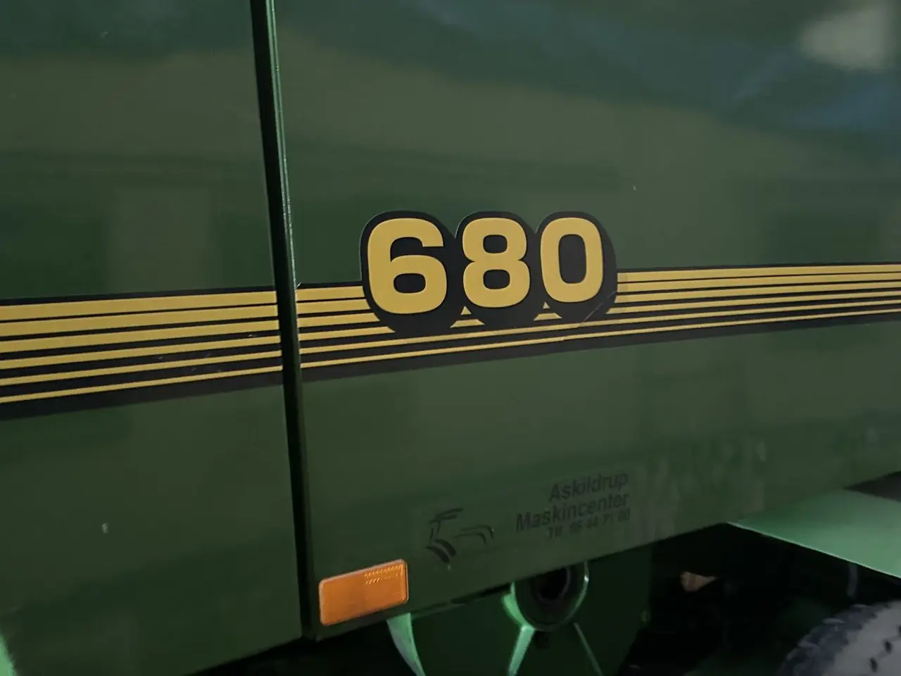 Billede 2 - John Deere 680 minibigballe presser med samlevogn