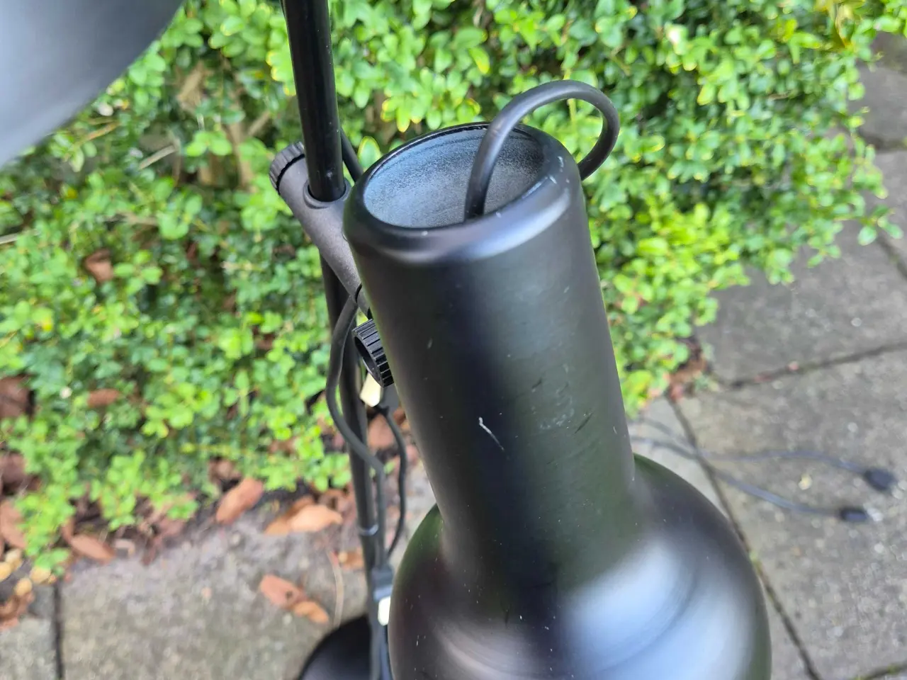 Billede 9 - Kulsort vintage gulvlampe med to spot 