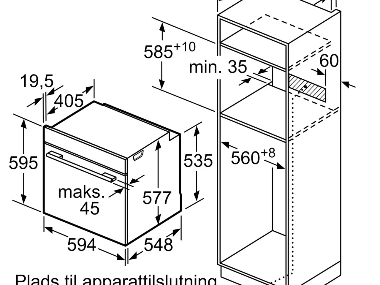 Billede 5 - Bosch indbygningsovn pyrolyse, 4D varmluft 3.200 k