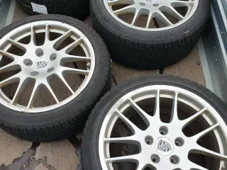 Porsche vinterdæk på originale fælge