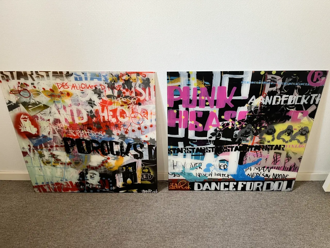 Billede 1 - Sean Punk, print på glas