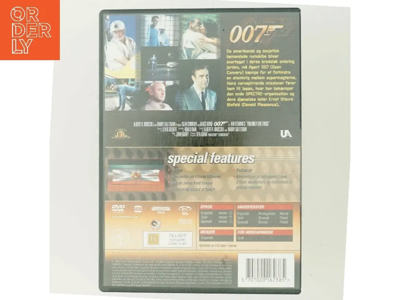 Billede 3 - Agent 007 - You Only Live Twice med Sean Connery (DVD)
