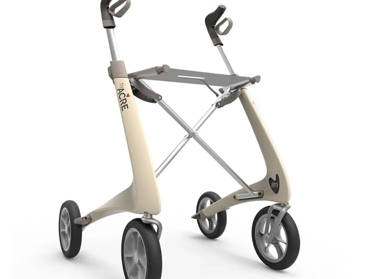 Billede 1 - Rollator ByACRE Carbon Ultralight - Cremehvid