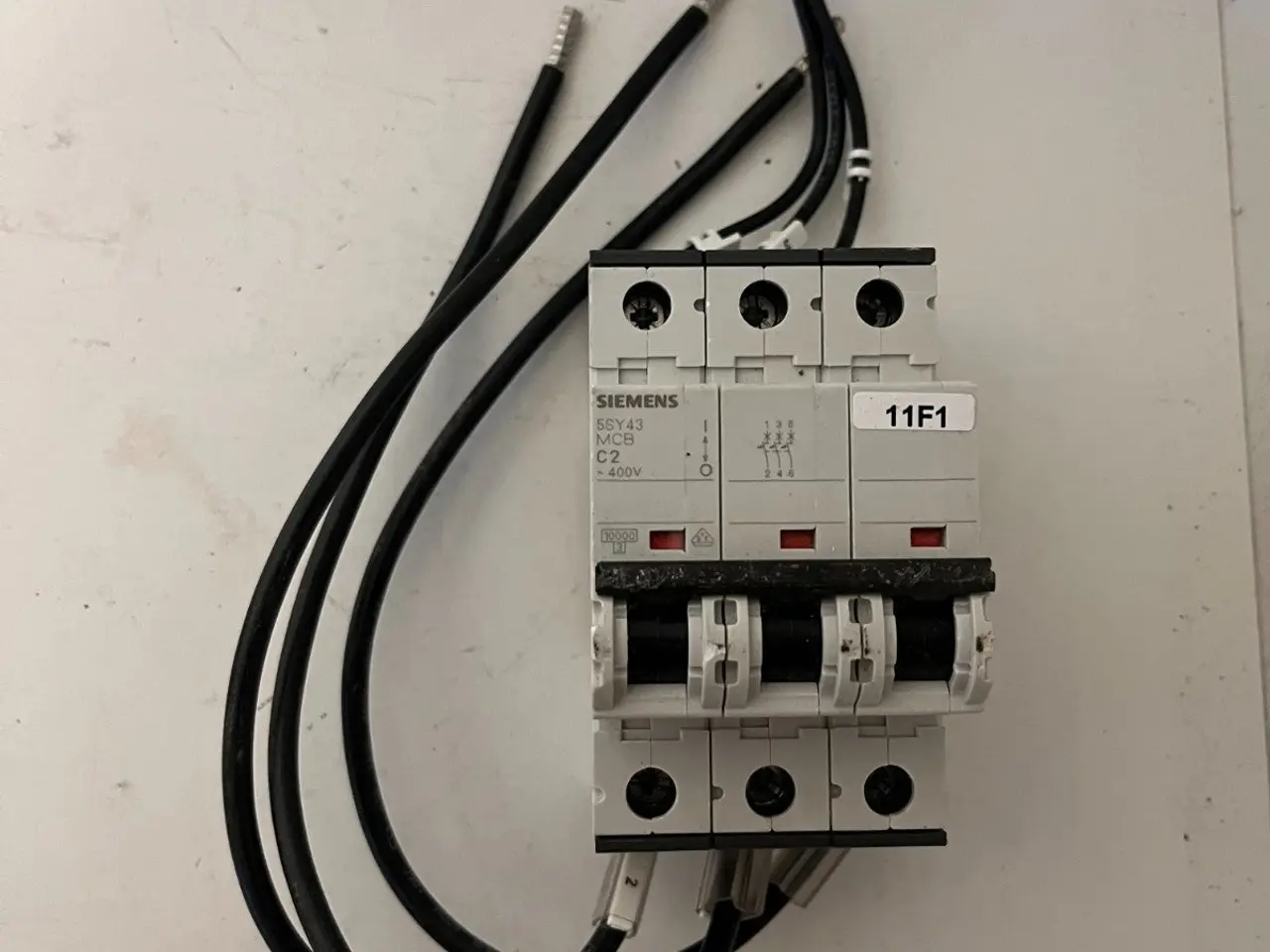 Billede 3 - Siemens 5SY43 C2 3-Pole MCB 2A 400V Miniature