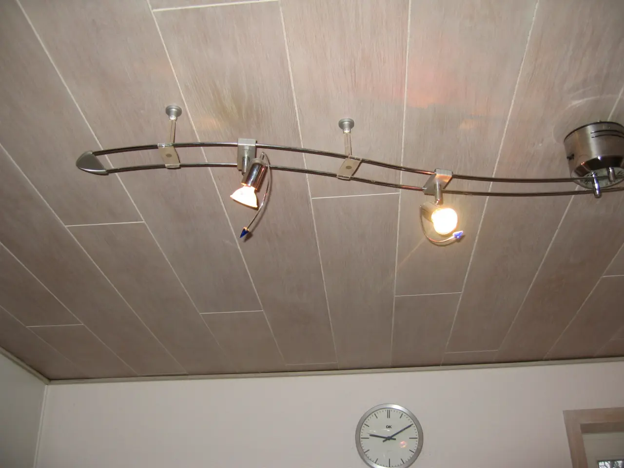 Billede 4 - Snoet loftlampe med 4 spot