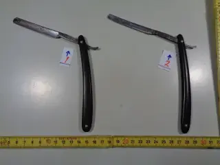 Barberkniv,Ragekniv 2stk ældre.