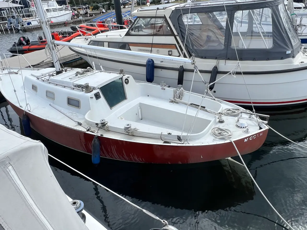 Billede 4 - Spækhugger sejlbåd rød D137
