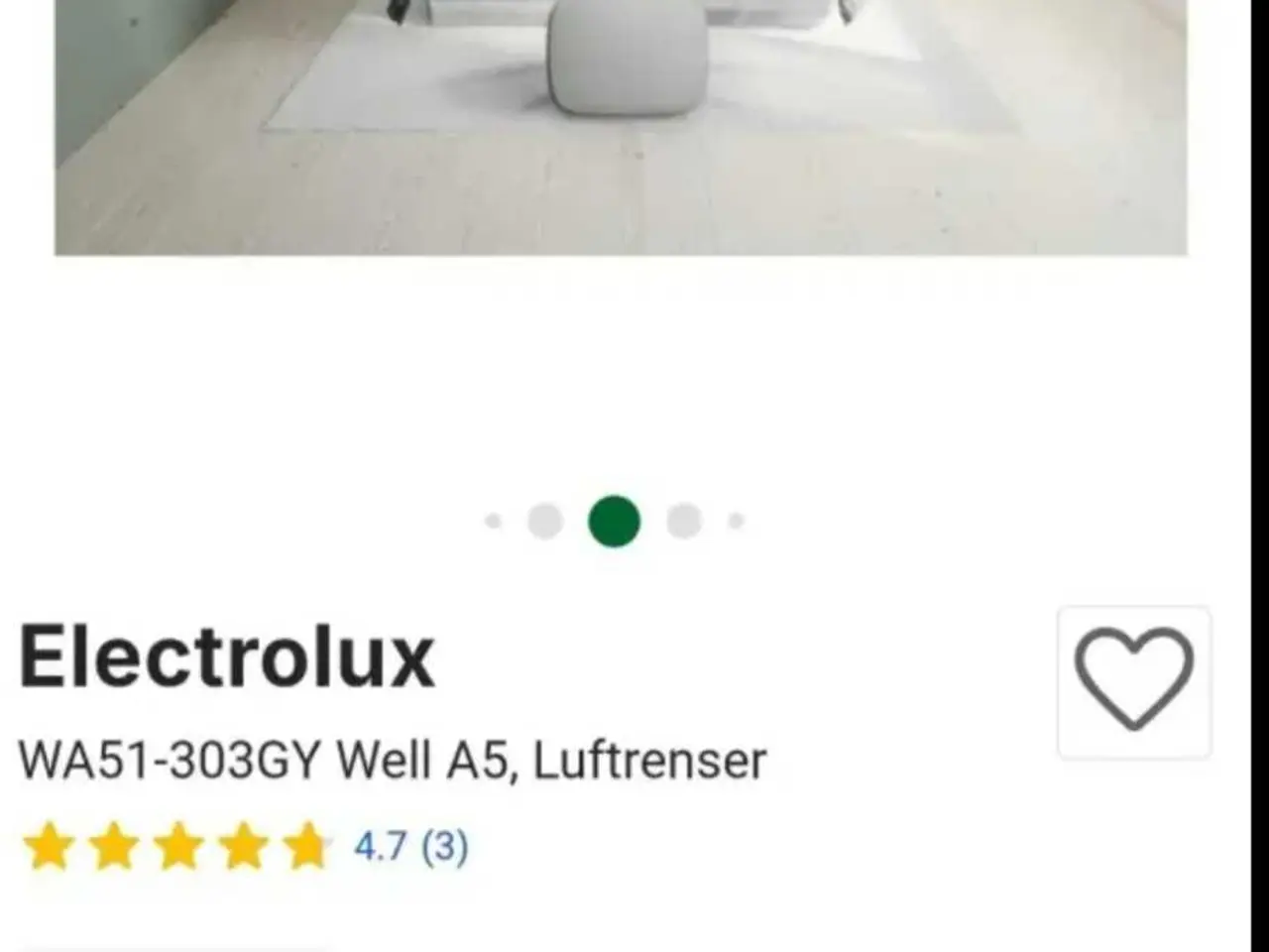 Billede 2 - Electrolux Luftrenser 