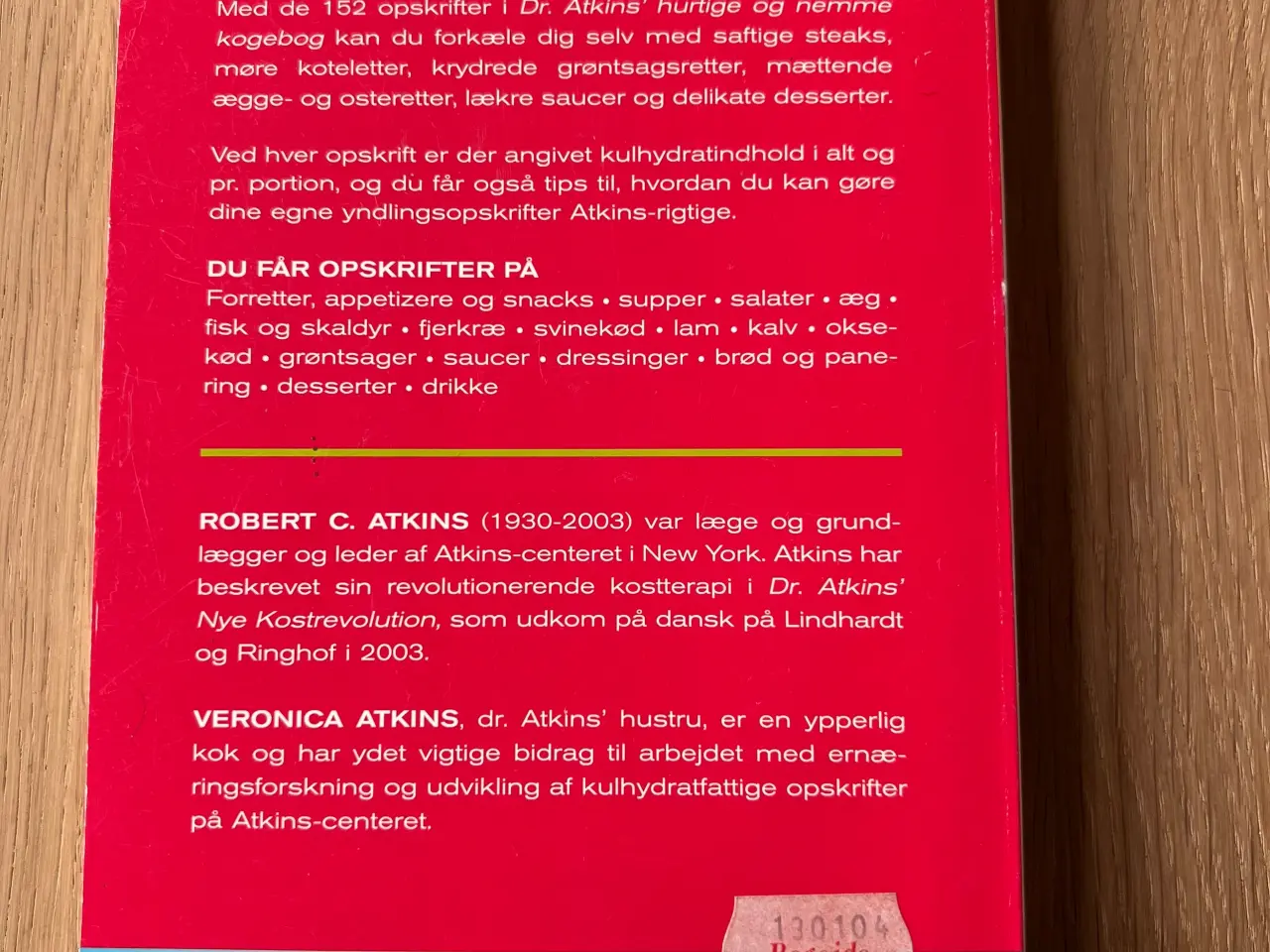 Billede 2 - Dr. Atkins hurtige og nemme kogebog
