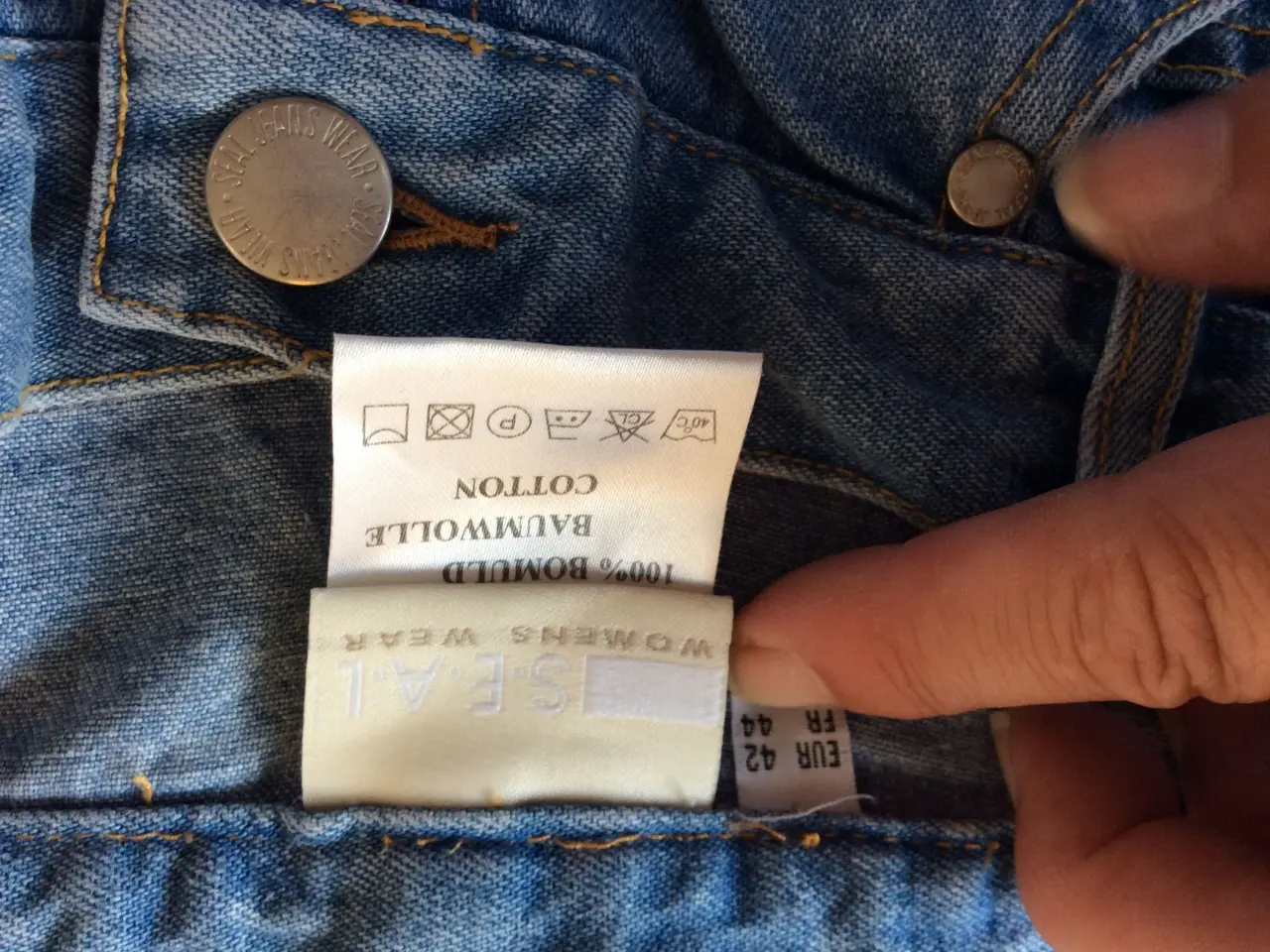 Billede 3 - Lys denim buks