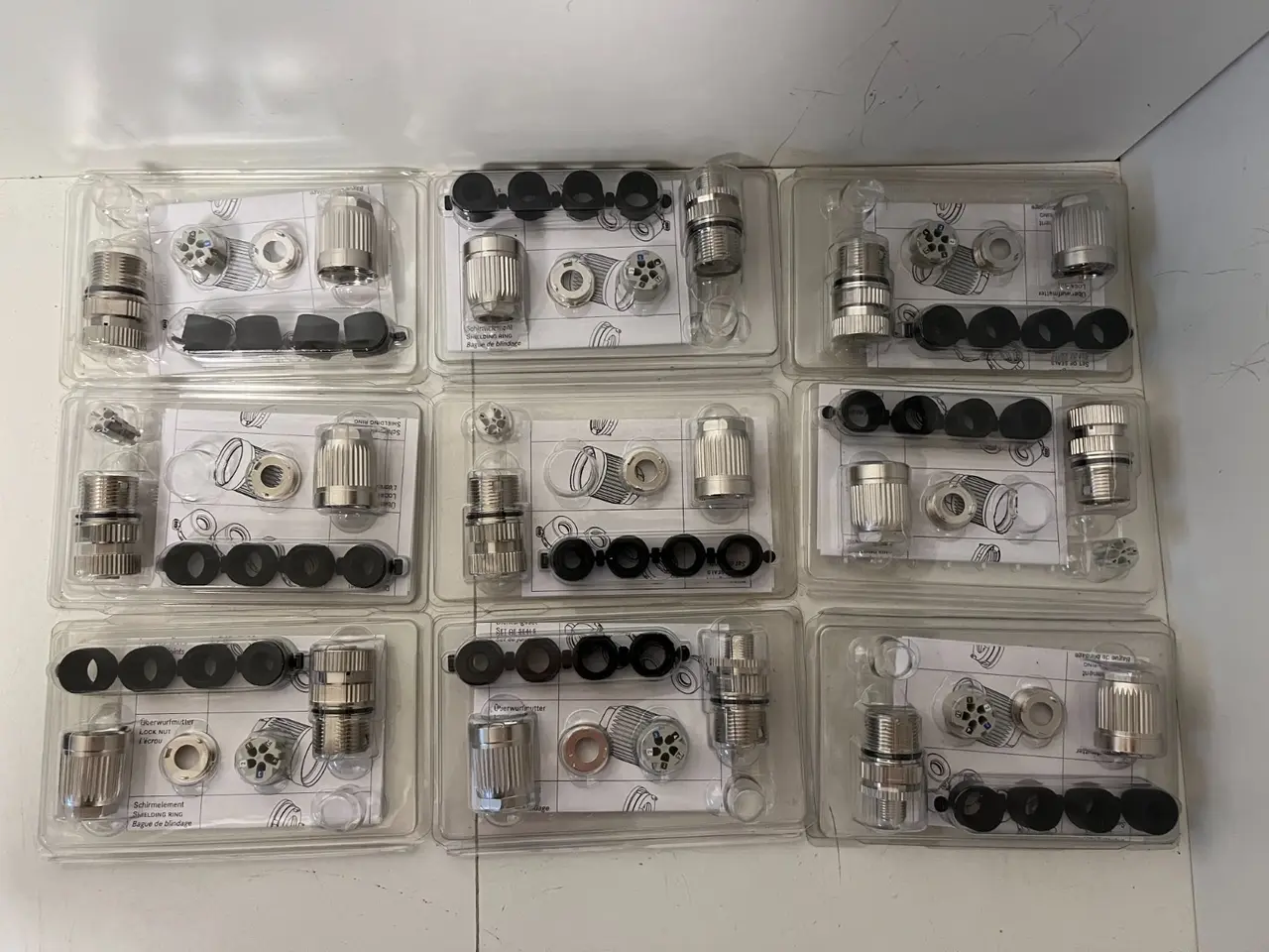 Billede 2 - 9x HARTING M12 Connectors 21035642 5-Pin Shielded
