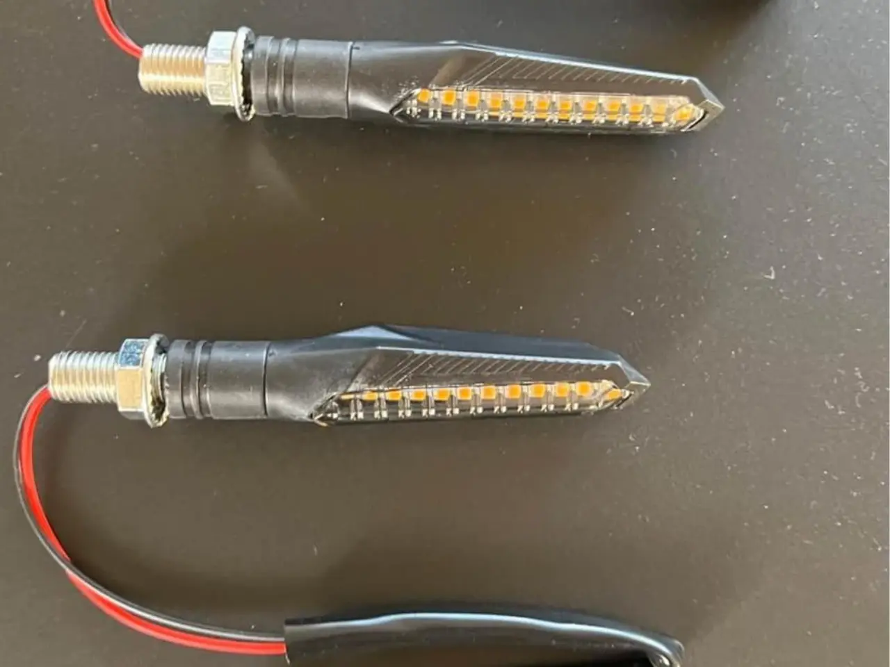Billede 1 - Led MC blink 2stk ny