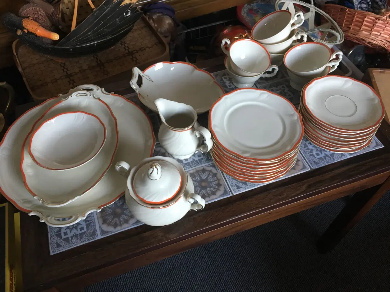 Billede 1 - Kaffestel til 7 personer