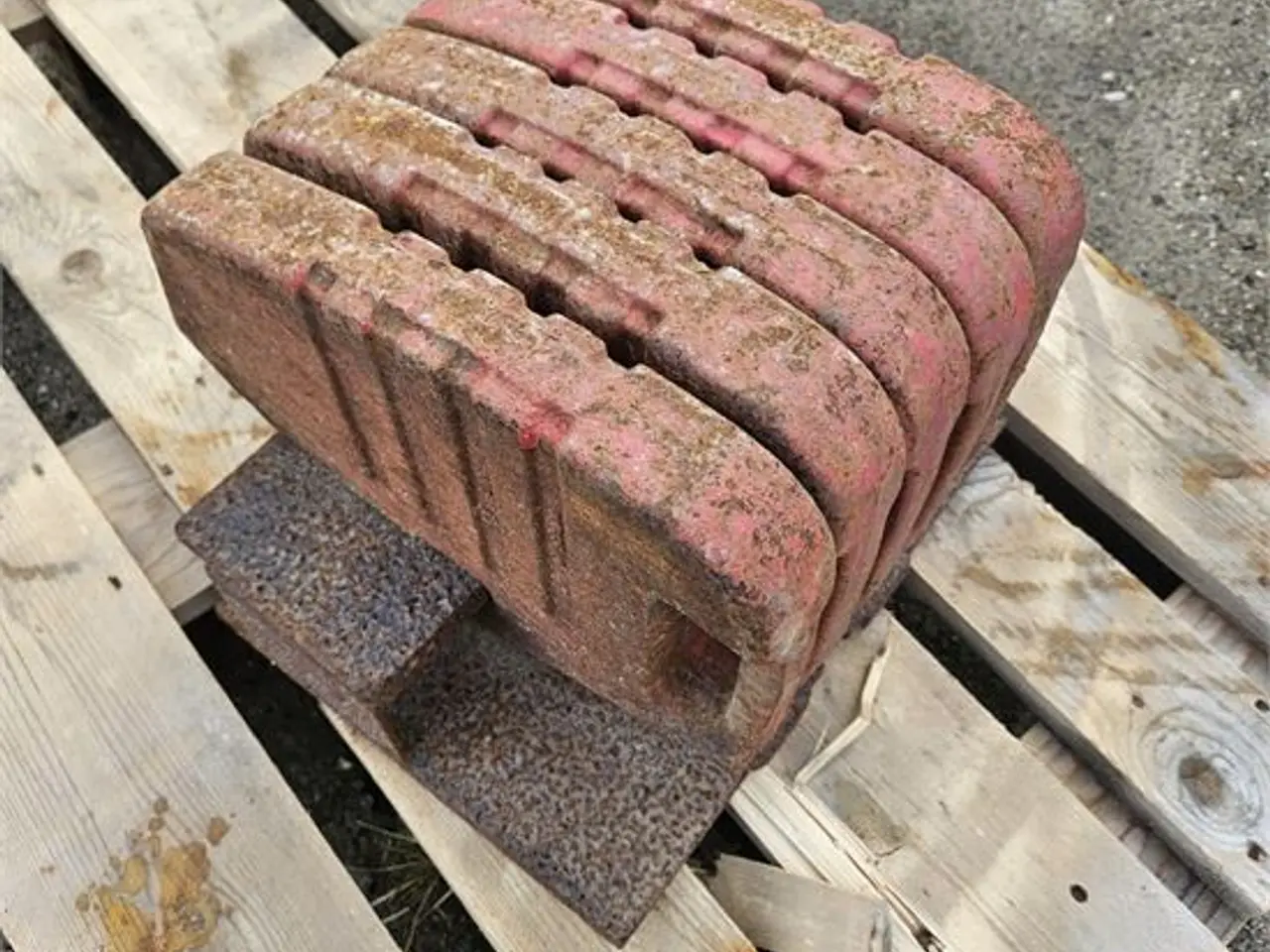 Billede 3 - ABC 5X40 - Frontvægte / front weights 5 x 40 kg.