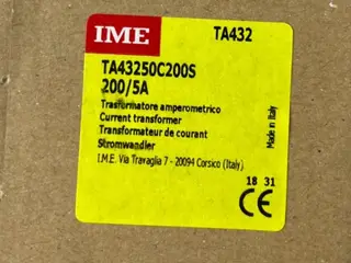 IME TA43250C200S strømtransformer 200/5A TA432 ny