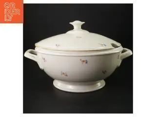 Porcelænssuppegryde med låg fra Rieber (str. Ø. 25 cm. h. 19 cm)