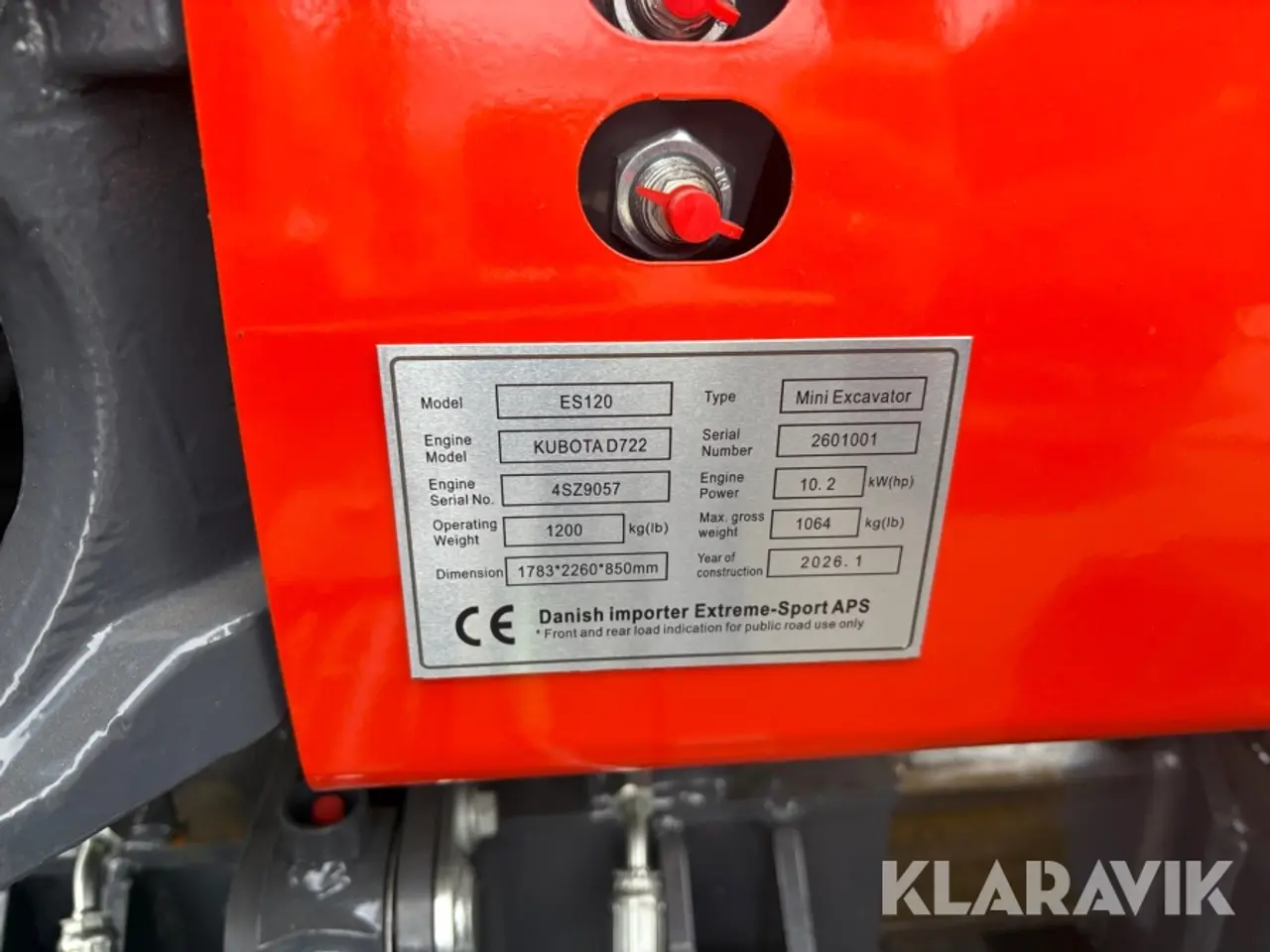Billede 5 - Minigraver Nordtec ES120