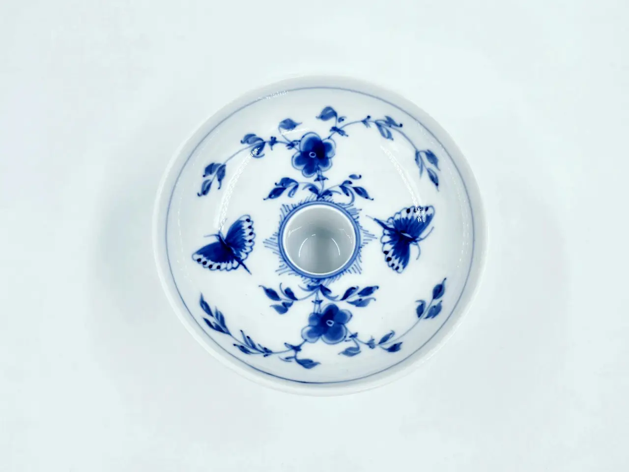 Billede 6 - Sommerfugl lysestage Porcelæn 
