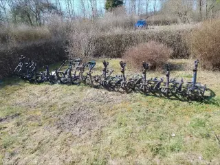 13 stk scooter stel sælges Med papir på alle stel