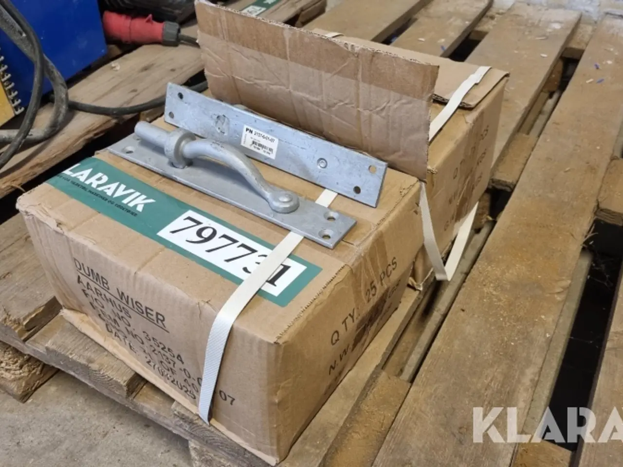 Billede 1 - Pladestabel PN 16mm Varmforzinket - 48 styk