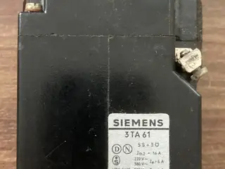 Vintage Siemens 3TA61 Electrical kontaktor relæ -