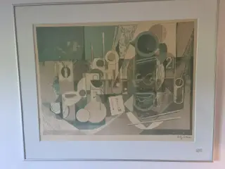Helge Ernst – stort litografi