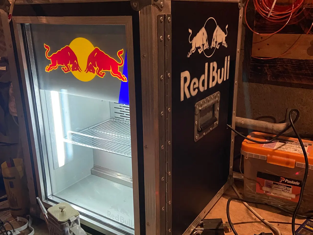 Billede 1 - Redbull køleskab i flightcase