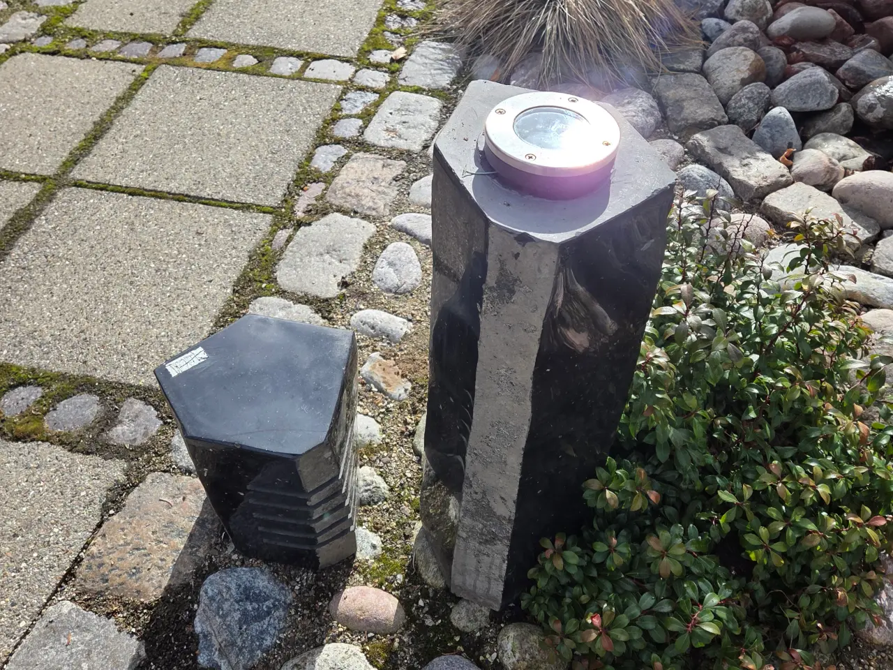 Billede 6 - Granit bed lampe