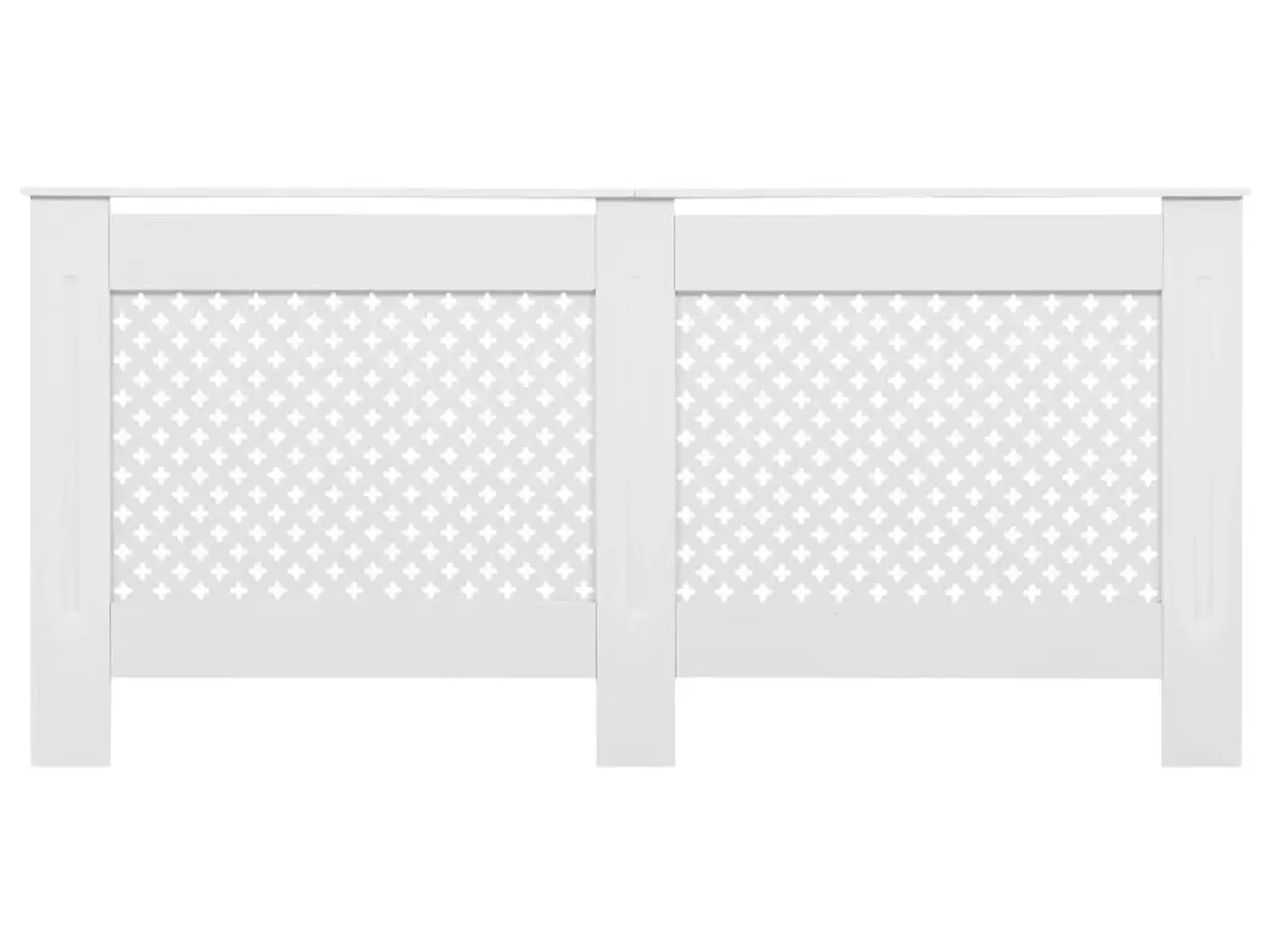 Billede 3 - Radiatorskjuler i MDF - 172 × 19 × 81,5 cm, hvid