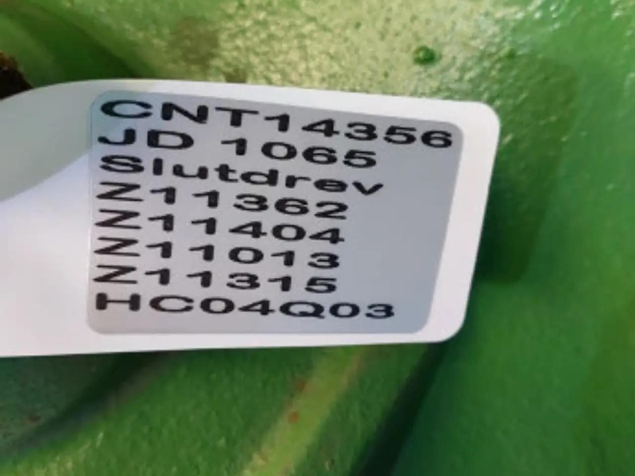 Billede 14 - John Deere 1065 Slutdrev Z11362