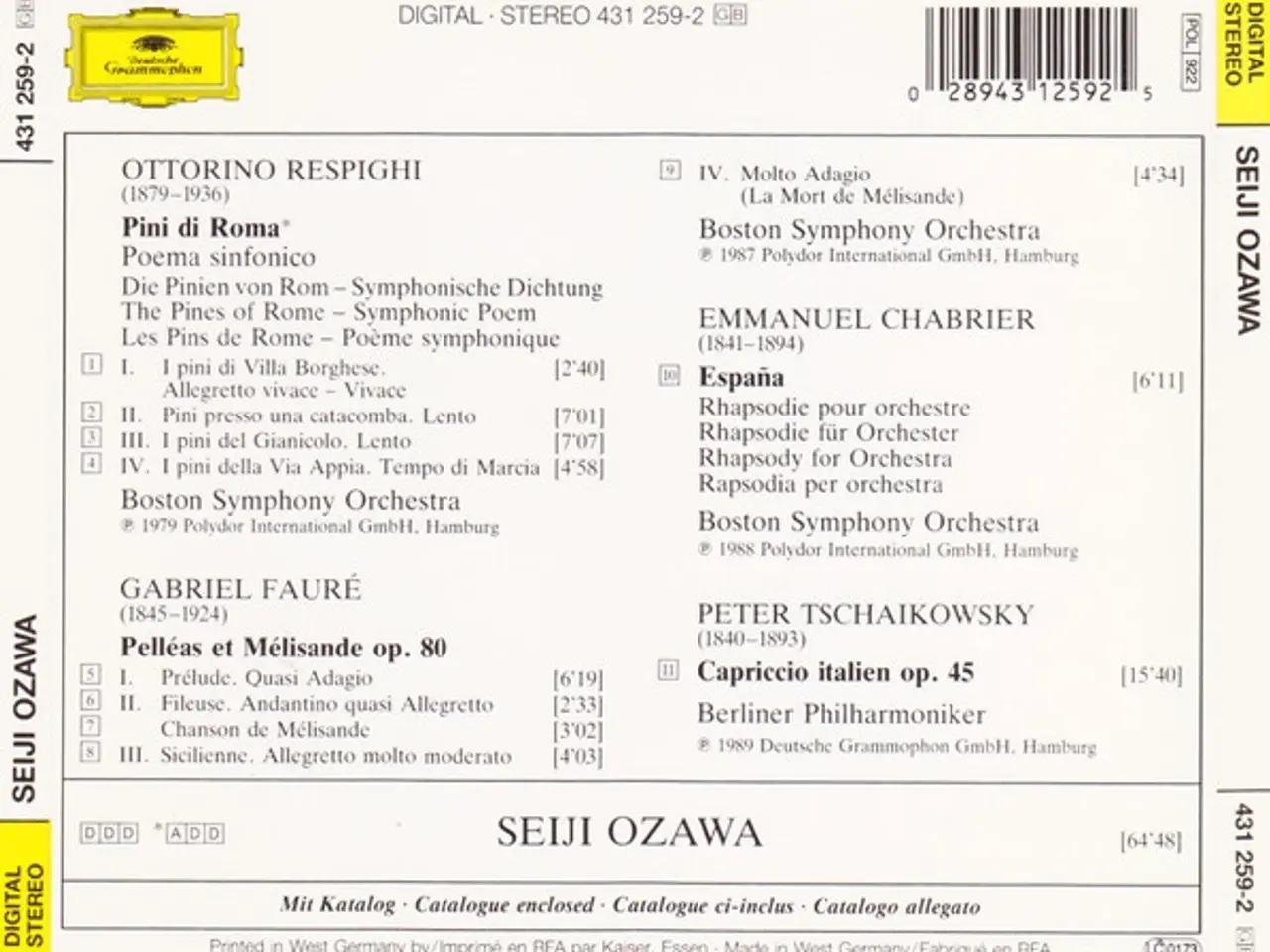 Billede 2 - Seiji Ozawa… – Capriccio Italien • Pini Di… – CD
