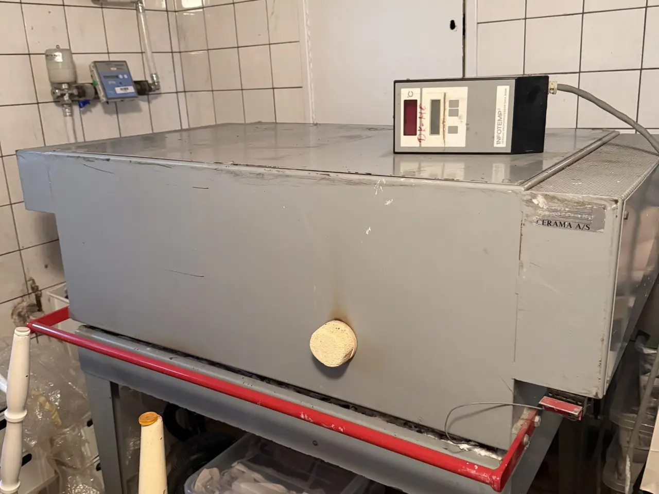 Billede 1 - Glasfusingovn professionel stor 130x 75 og styring