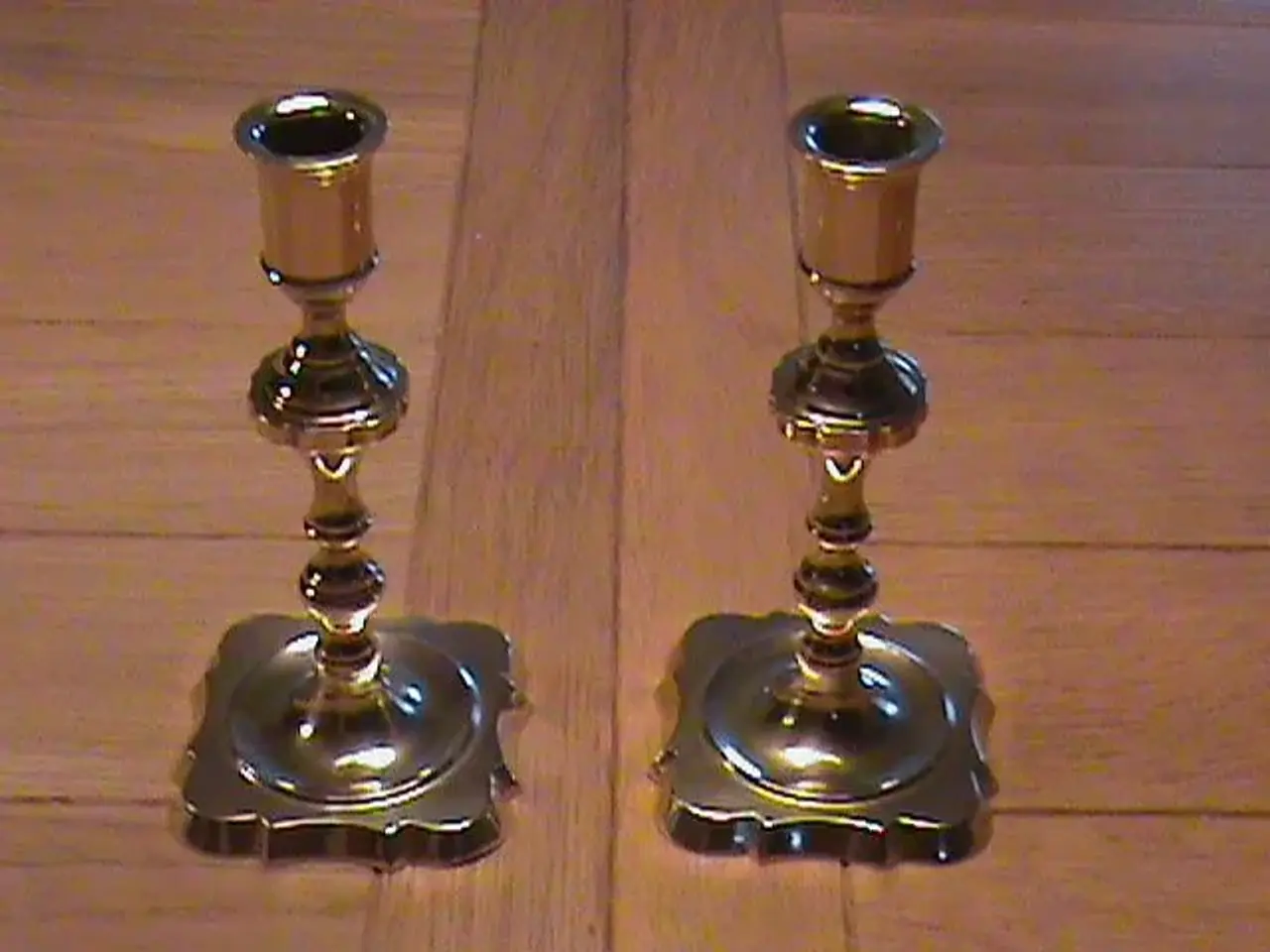 Billede 1 - Malm metal lysestager