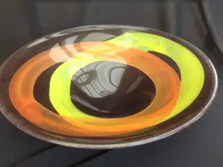 Designer glas skål