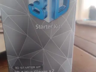 3D starter kit med 3D btiller