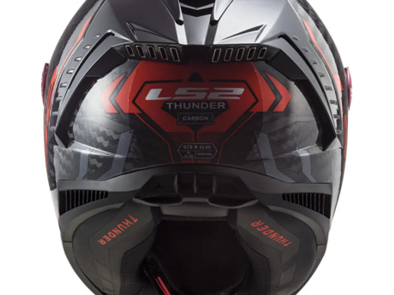 Billede 9 - LS2 THUNDER C SPUTNIK GLOSS M RED - FØR KR. 4.199,
