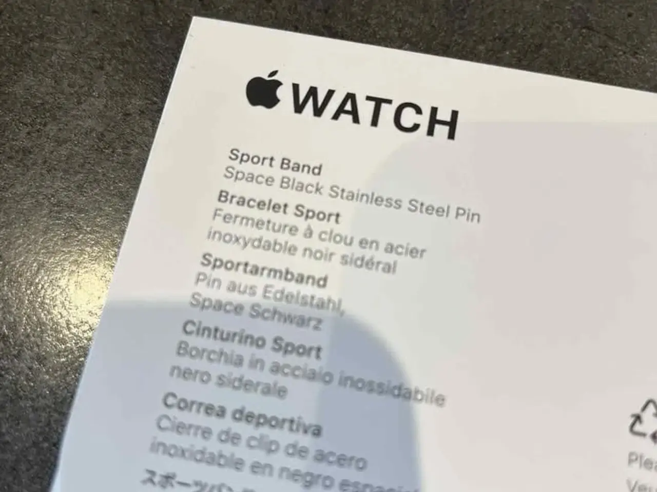Billede 2 - NYT Apple Sport Band 46mm – Midnight (Sort)
