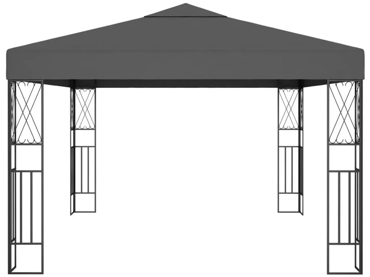 Billede 3 - Pavillon 3×4 m i stof - antracitgrå