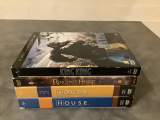 DVD King kong,Ringenes Herre,House sæson 1 og 2