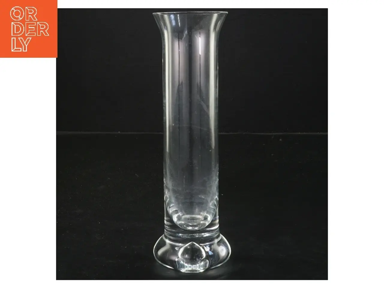 Billede 1 - Glasvase (str. Ø 6 cm længde 20 cm)