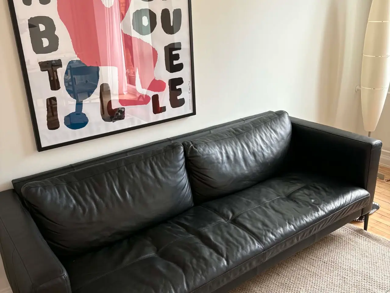 Billede 1 - Flot lædersofa