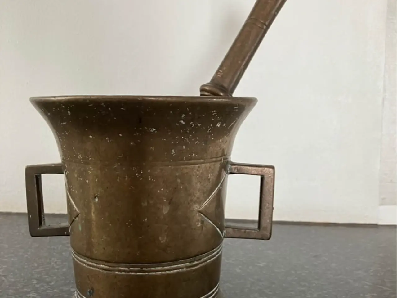 Billede 1 - Messing morter fra år 1700