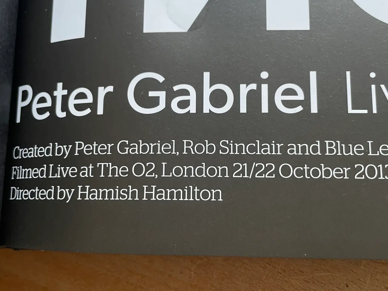 Billede 4 - Peter Gabriel Back to Front book