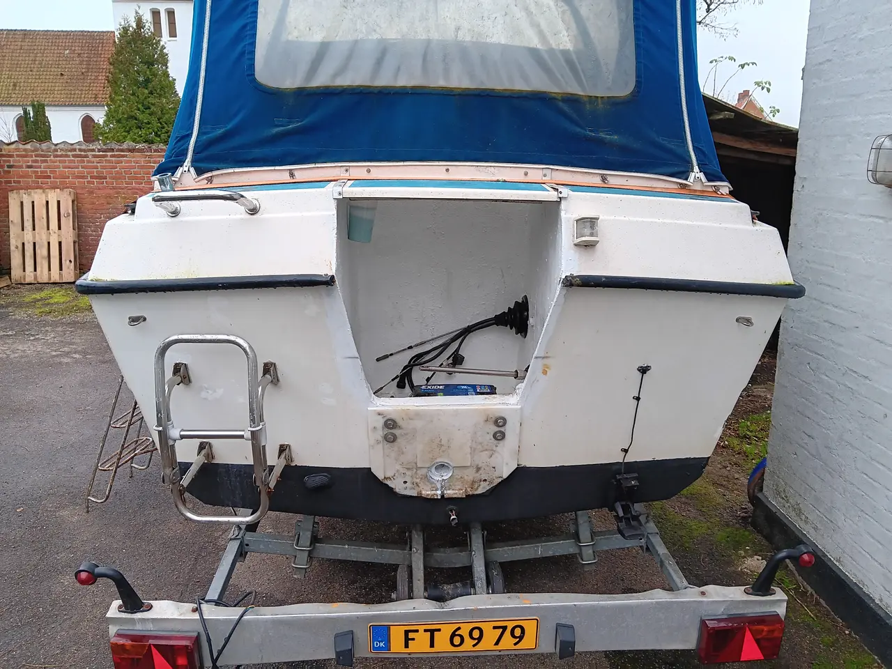 Billede 5 - Fin motorbåd med nysynet trailer