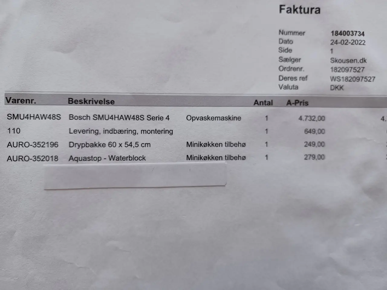 Billede 5 - Bosch Opvaskemaskine SMU4HAW48S Serie 4