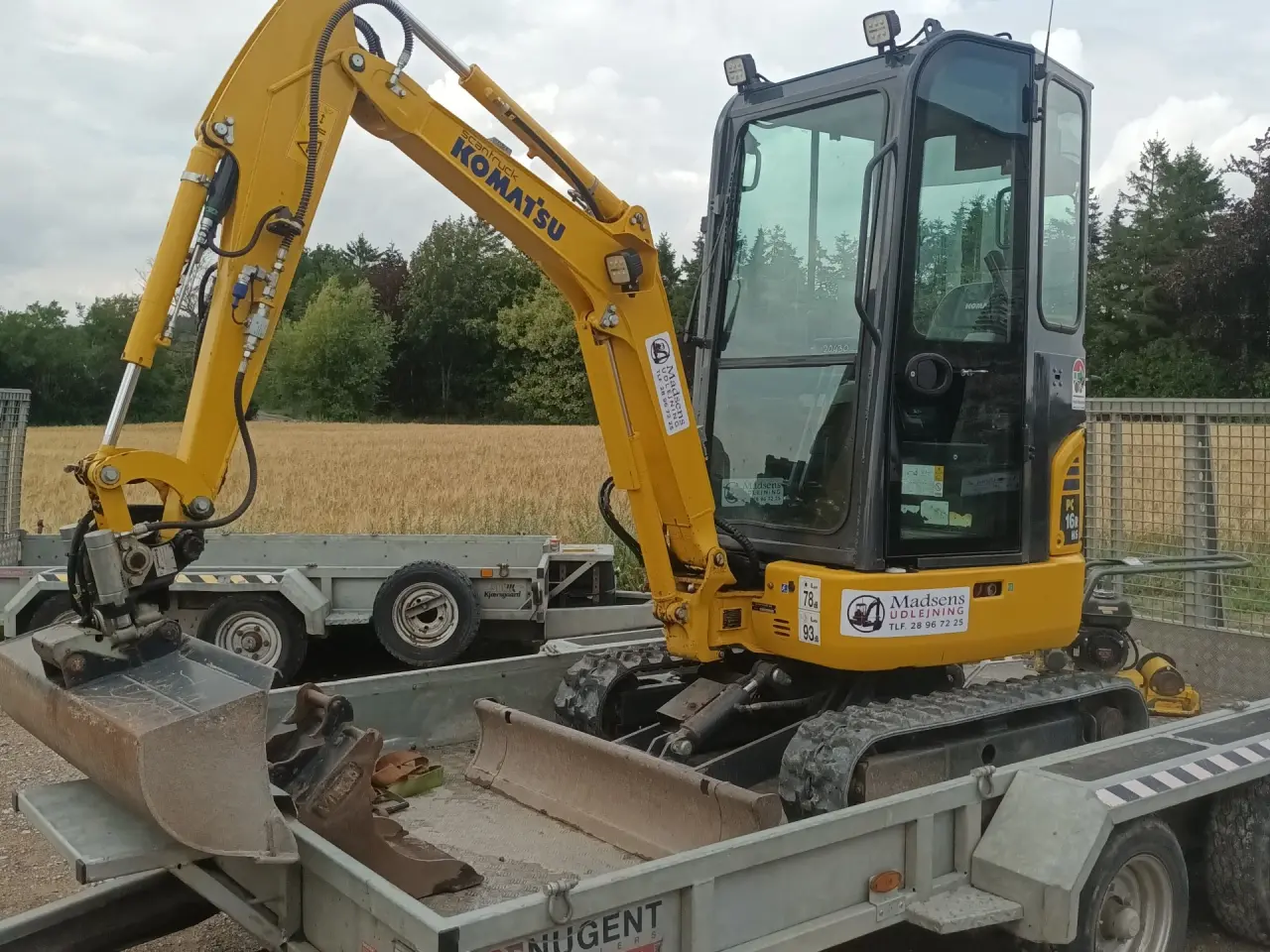 Billede 5 - 1200kgs minigraver udlejes 650pr dag