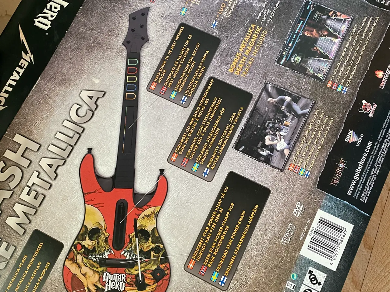 Billede 1 - Guitar Hero Metallica PS2-sæt-ubrugt