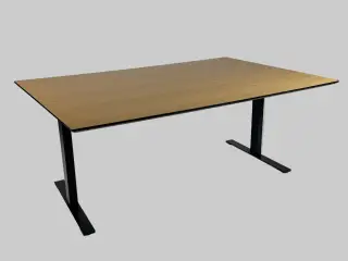 Dencon Delta Bord – Natur/Sort Stel 180x120x74 cm